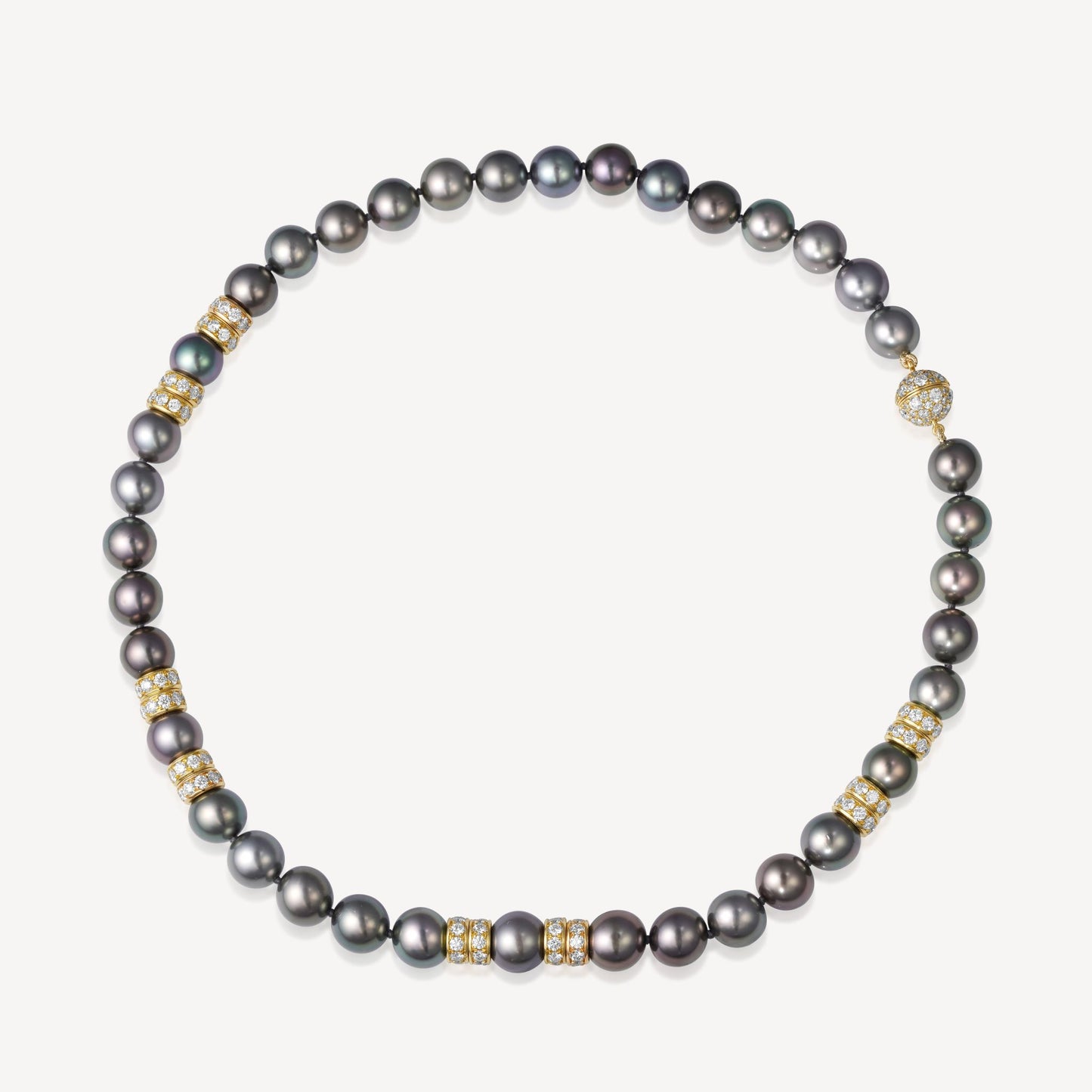 Heirloom Tahitian Pearls with Rondelles
