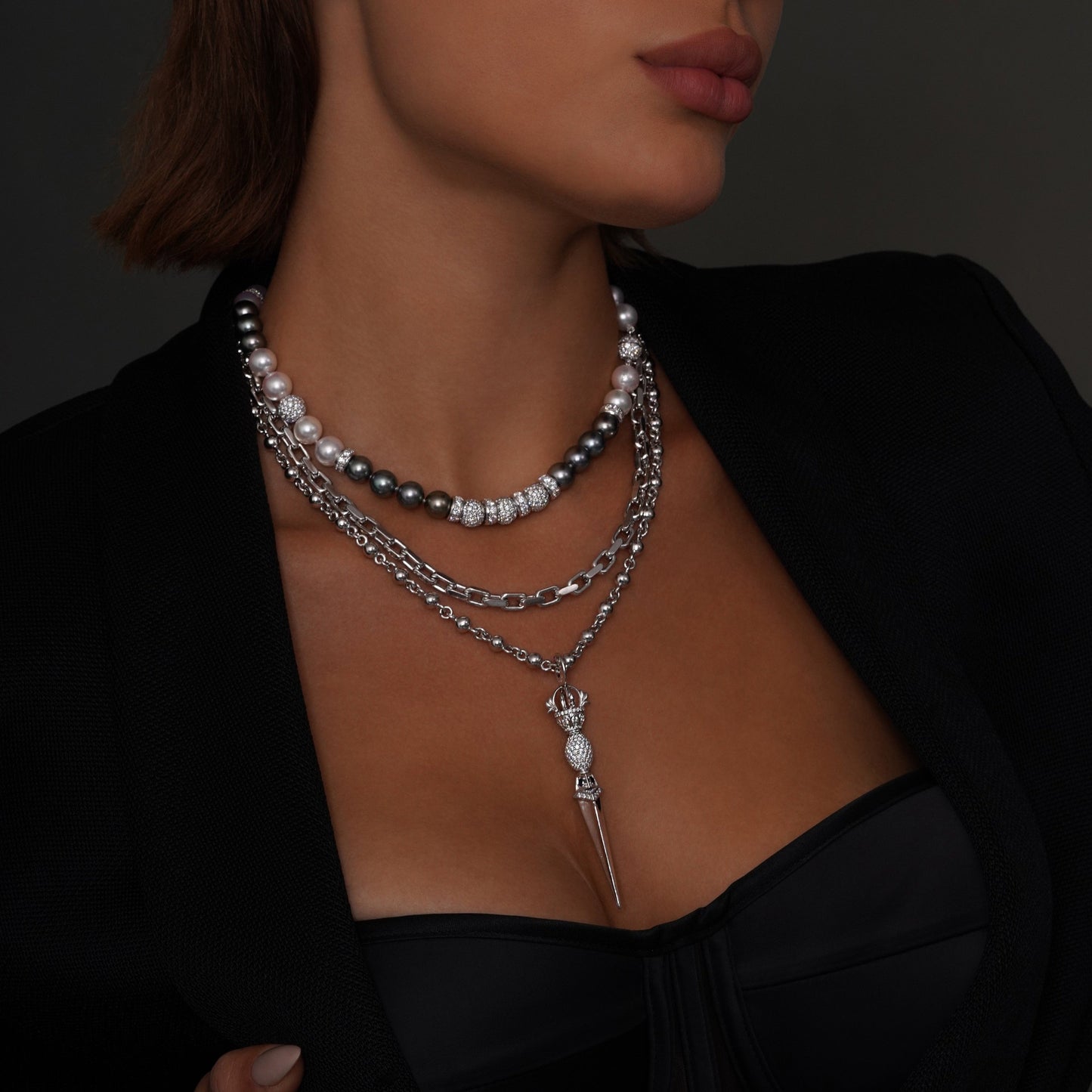 Midnight Frost Necklace