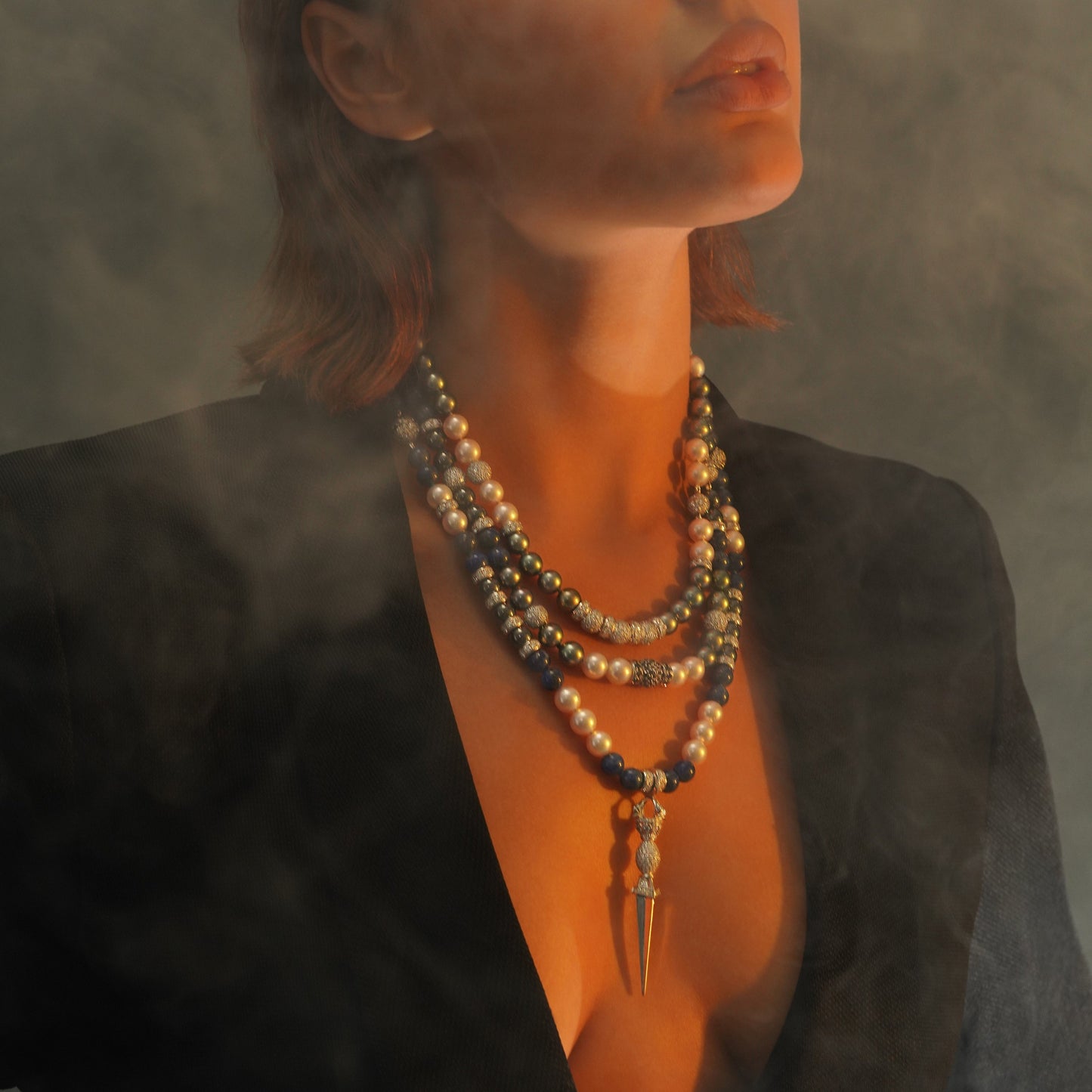 Midnight Frost Necklace