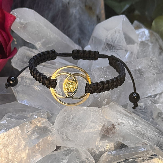 Vesica Piscis Minimalist Bracelet