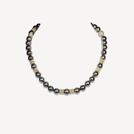 Heirloom Tahitian Pearls with Rondelles