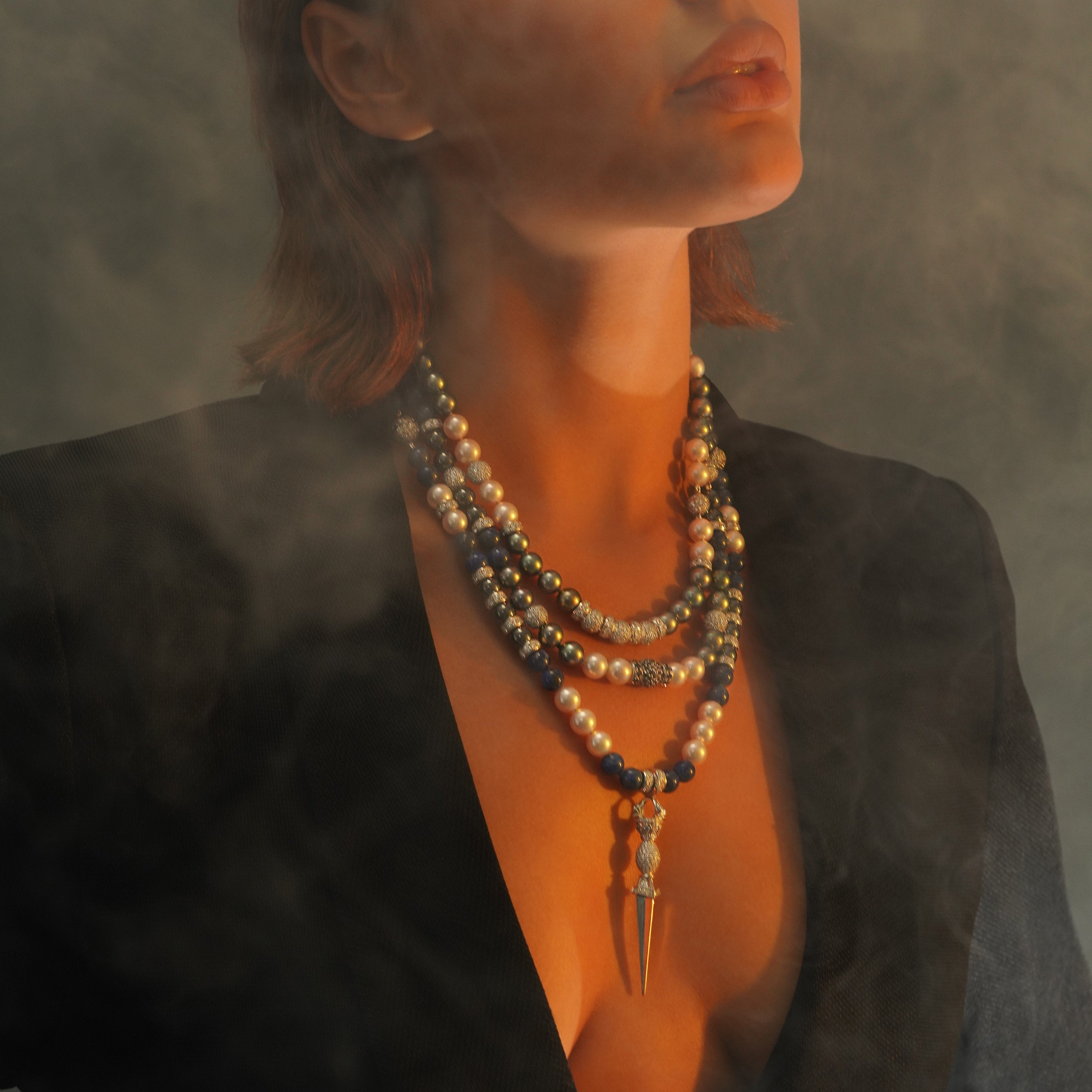 Midnight Frost Necklace