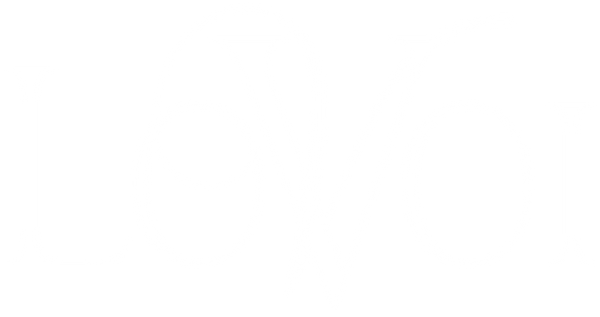 Logo with 'V' in pink and black on a transparent background