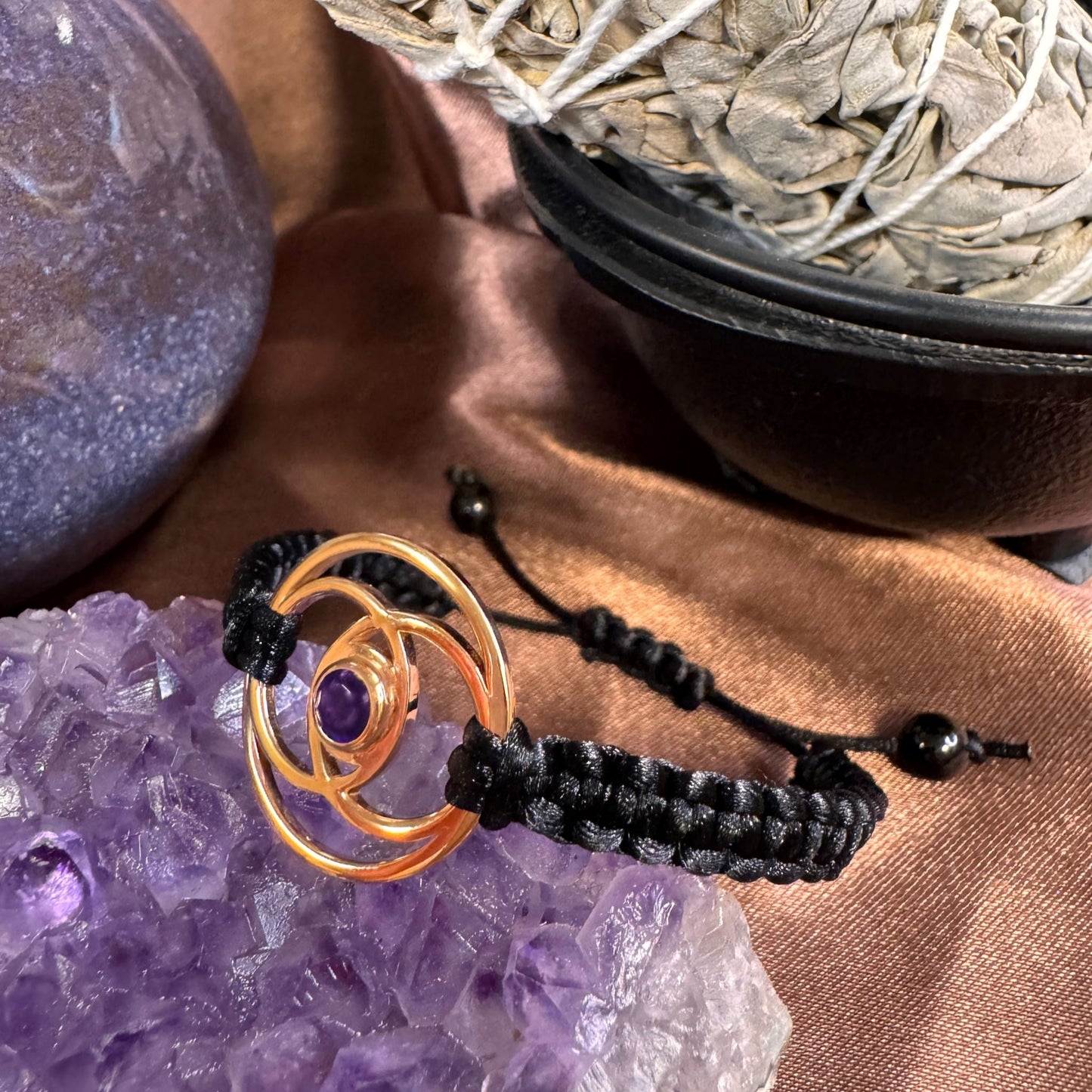 Vesica Piscis Minimalist Bracelet